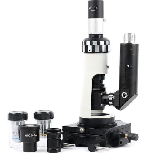 100X /400X Portable Handheld Diagnost Equipment Metallographic Polarizing Light Microscope With Magnetic Base Polarizer