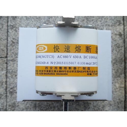 Fuses: RS34 NGTC3 AC660V 630A BC100KA aR / RS34 NGT3 550A 690V / RS34 500A 690V / RS34 NGTC3 400A 500V BC100KA aR