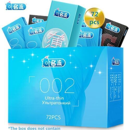 MingLiu Condoms 70pcs MixedTypes Ultra Thin Slim Rubber Condom For Men Penis Sleeve Intimate Goods Contraception Kondom Safe Sex