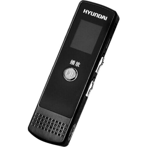 Hyundai E666 Professional Digital Voice Recorder AGC Smart Voice Activated Long Distance Recording HD Noies Reduction Dictaphone