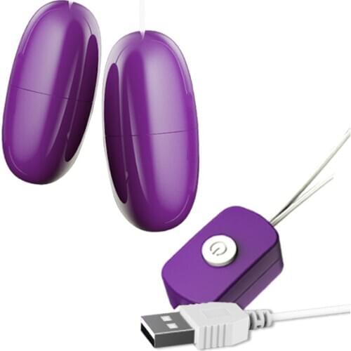 Sexy Vibrating Egg USB Vibrating Egg Female Mute Powerful Vibrating Double Vibrating Egg Female Small and Cute