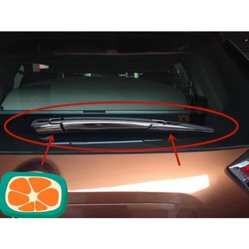 For Nissan X-Trail 2014-2017 High-quality ABS Chrome Rear wiper cover Protection decoration Car styling