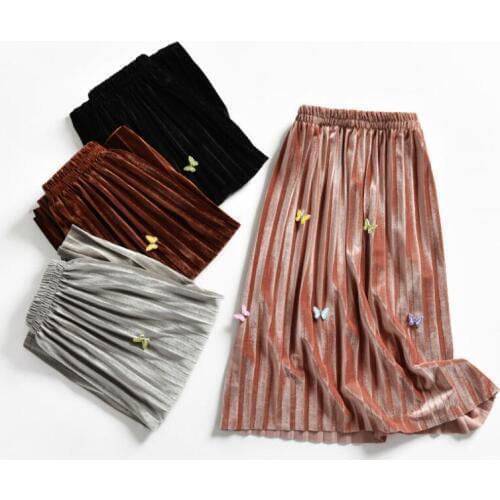 New Arrival 2019 Spring Fall Baby Toddler School Girl Tutu Skirts Childrens Clothes Girls Pleated Skirt For Kids Costume JW4406