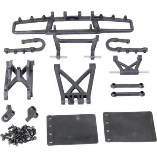 Rear anti-collision beam bumper set for ROVAN ROFUN KM HPI BAJA 5SC
