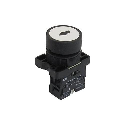 ZB2-EA3241 NO Normally Open White Sign Momentary Push Button Switch 22mm
