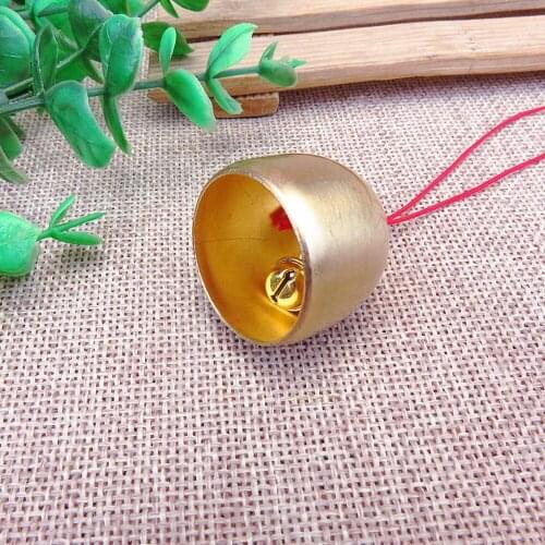 Christmas Decoration Christmas Tree Pendant Pure Copper Wind Chime Metal Door Copper Anti-Theft DIY Material Accessories 1pc