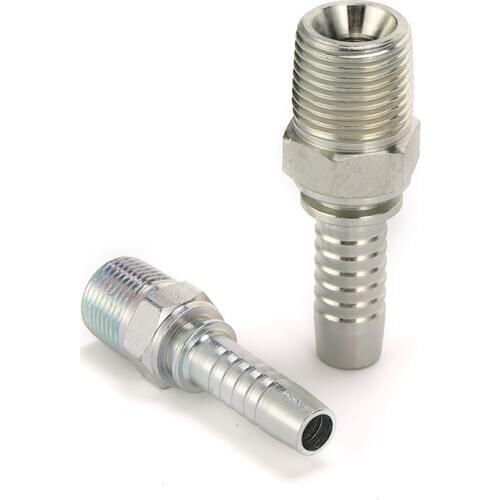 13011-08-06 BSPT Hydraulic Male Hose Fitting Flat Seal With High Quality