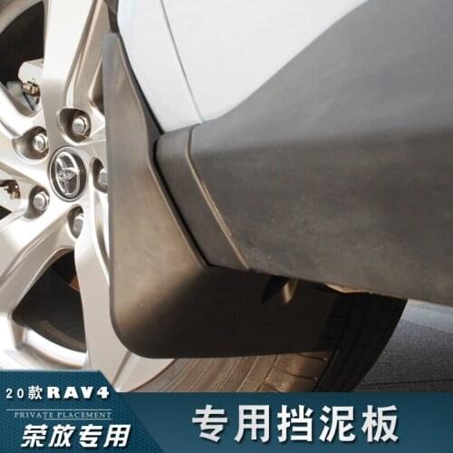 Car Accessories High Quality Soft Plastic Front And Rear Wheel Splash Guards For Toyota Rav4 2020 Car covers,Car-Styling