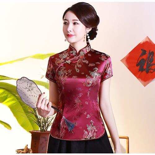 Eastical Stand-up Collar Blouses