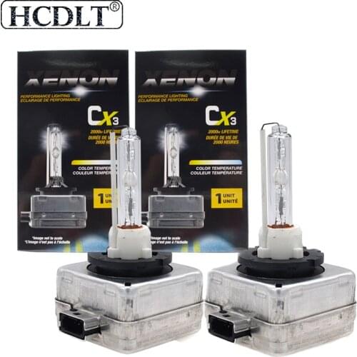 HCDLT 2PCS Ceramic D1S Xenon HID Lamps 35W 55W D1S 3000K 4300K 5000K 6000K 8000K Blue Purple Green 12V Car Auto Headlight Bulb