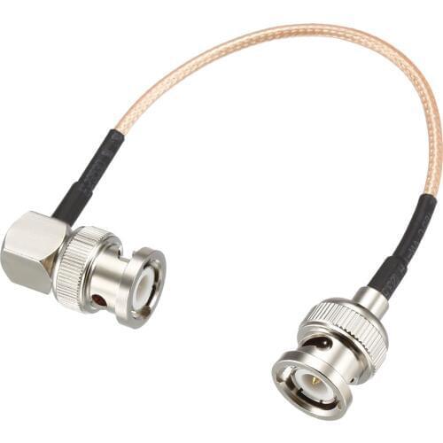 Uxcell BNC Male to BNC Male Right Angle Coax Cable RG316 RF Coax Cable