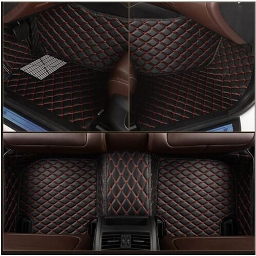 Leather Custom car floor mat for audi A3 Cabriolet A3 sportback A1 A2 A4 A6 A8 Q3 Q5 Q7 carpet car accessories