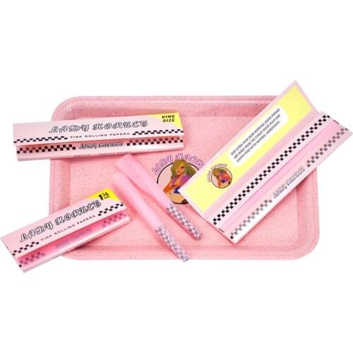 LADY HORNET For Woman Tobacco Rolling Tray Storage Plate Cigarette Container Tray Hand Roller Accessories