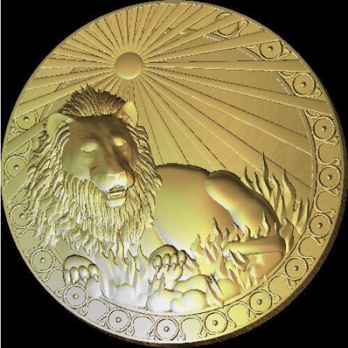Lion 3D model relief STL model for CNC Router carving engraving artcam type3 aspire M334