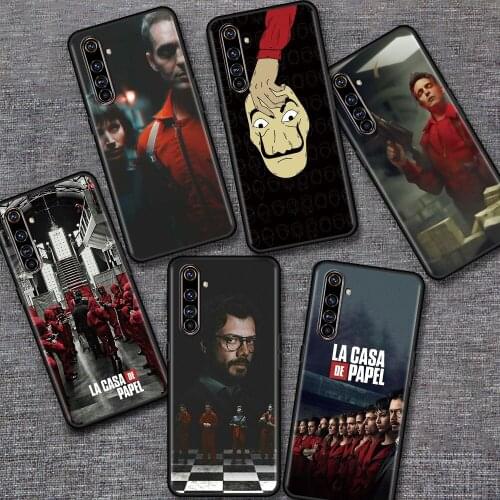 Movie La Casa De Papel Phone Case for Realme 6 7 5 8 Pro C21 C3 XT X50 8 7i C11 C15 X50Pro 5G GT NEO TPU Soft Cover Capa