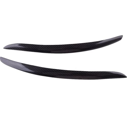 1 Pair New Black Car Headlight Eyelid Eyebrow Cover Fit for BMW 3 Series E92 E93 M3 Coupe 2-Door 2012 2011 2010 2009 2008 2007
