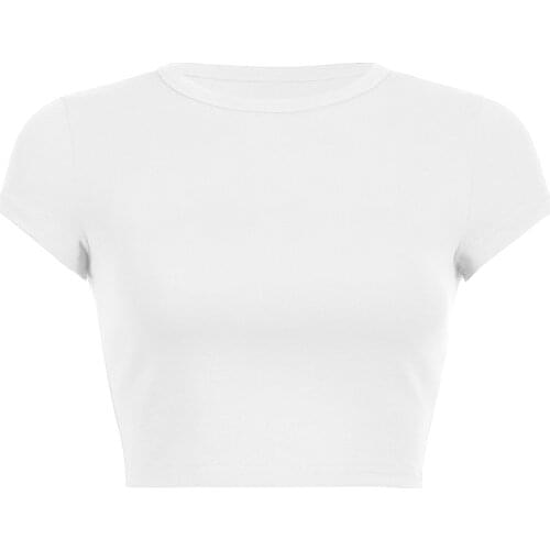 New female fashion O-Neck Tops DIY relaxed leisure summer cartoon custom pattern of your logo code design Harajuku Short T-Shirt