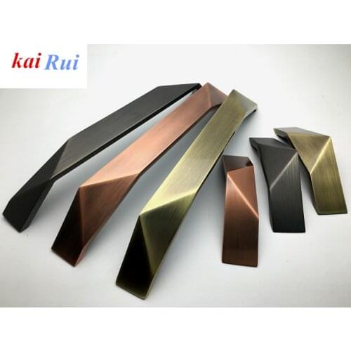 New Design Matte Black Solid Zinc Alloy Hole to hole 32mm 192mm qualitiable industrial style Cabinet Handle Door Pull