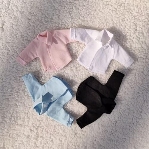 Ob11 baby Clothes bjd Doll Clothes Long-sleeved shirt Casual jacket for 1/12 bjd, obitsu11,ob11 doll accessories Toy clothing