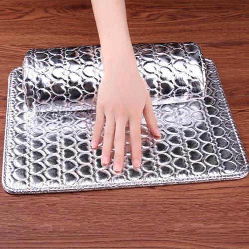 Professional Hand Cushion Holder Soft PU Leather Sponge Arm Rest Love Heart Design Nail Pillow Manicure Art Beauty Accessories