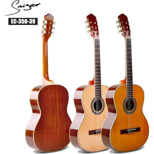 Smiger Hot Sale Guitar EC-350-39 Classical Guitar Spruce&Sapele 39inch 4/4 With EQ Guitar Music Instrument
