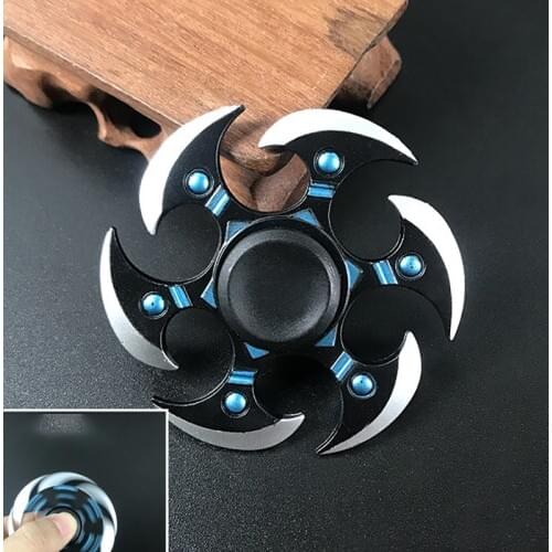 Assassin Hand Spinner Fidget Ninja Electroplate Hybrid Zinc Alloy Fingertip Gyroscope R188 EDC Bearing Top Relieve Stress Gifts