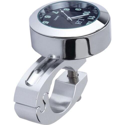 Bicycle Handlebar Clock Waterproof 7/8" Motorcycle Motorbike Accessory Handbar Mount Digital Clock Bike Bell