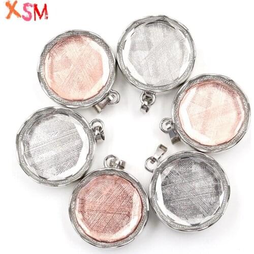 1 Pcs 2 Color Choices Natural Tiantie Meteorite Wishing Bottle Pendant for Necklaces Unisex Lucky Charms Gift Memento Jewelry