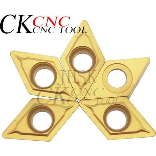 10PCS DCMT11T308 ZM6020 Carbide Inserts CNC cutter lathe Turning Tools Internal Boring DCMT 11T308 Plate For Steel