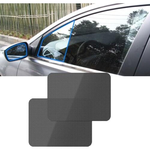 2x Car Auto Side Window Film Windshield Sun Shade Sticker PVC Protection New