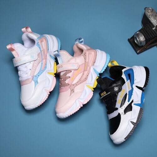 2020 Childrens Sport Shoes For Kids Sneakers Girls Boys Warm Plush Velvet Autumn Winter Children Casual Shoes Students Trainers