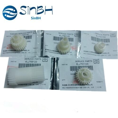 3Sets New Original 6LJ765120 6LJ765130 6LJ765140 6LJ765150 6LJ768120 Developer Gears For Toshiba 2303A 2309A 2809A 2803AM 2303AM