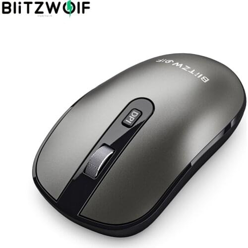 BlitzWolf BW-MO3 Wireless Mouse 2.4GHz bluetooth 5.0 Triple Mode with USB Type-C Receiver Noiseless Mouse for Computer PC Laptop