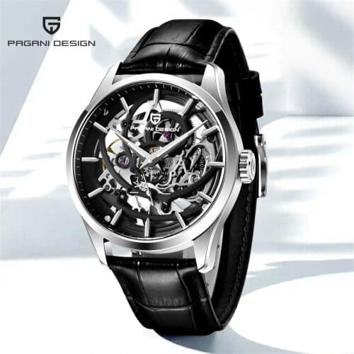 PAGANl DESlGN2020 Top Automatic Mechanical Watch Brand Sapphire Glass Leather Strap Business Sports And Leisure Waterproof Watch