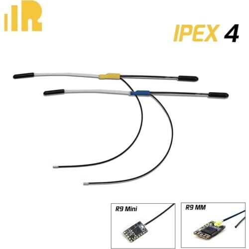 FrSky 868MHz 915MHz Ipex4 Dipole T Antenna for R9 Mini / R9 MM Receiver