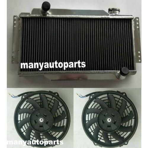 FOR TRIUMPH SPITFIRE 1975-1978 1975 1976 1977 1978 ALUMINUM RADIATOR+TWO FANS