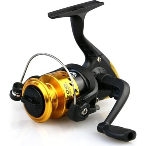 HiUmi 200 Size 5.1:1 3 Ball Bearings Freshwater Fishing Plastic Ice Fishing Carp Spinning Fishing Reels