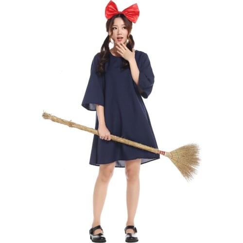 Kikis Delivery Service Kiki exported to Japan cosplay costumes for adults minimalist Japanese Witch little witch clothes