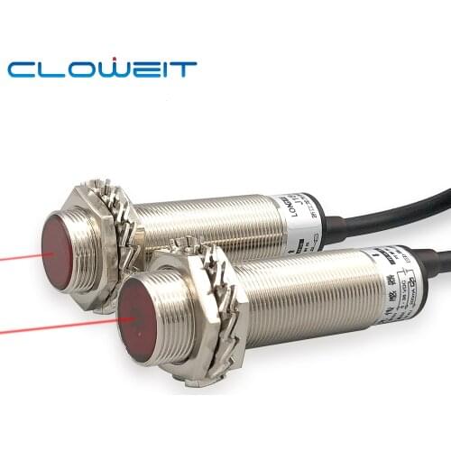 LONGWE M18 Laser Sensor 0-20m Effectively Detecting Nonwovens Through Beam Photoelectric Proximity Switch J18-T