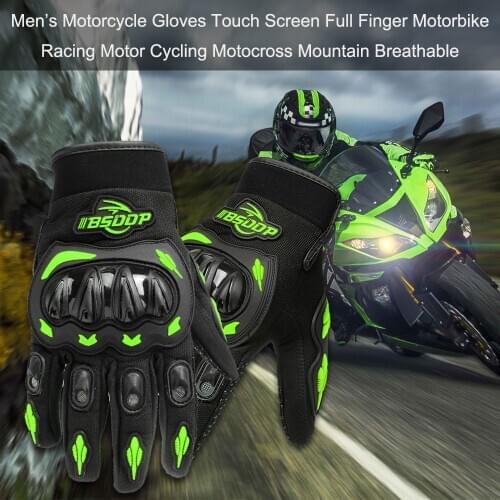 Men’s Motorcycle Gloves Touching Screen Full Finger Motorbike Racing Motor Cycling Motocross Mountain Breathable M-XL