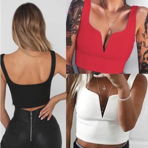 2019 new summer womens slim V-neck sexy jacket high color large size vest short jacket female short strap beachwear
