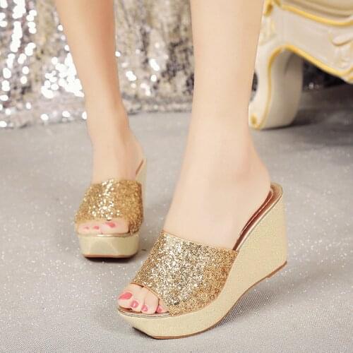 New 2021 Womens sandals Women Summer Fashion Leisure Fish Mouth Sandals Thick Bottom Slippers wedges shoes women