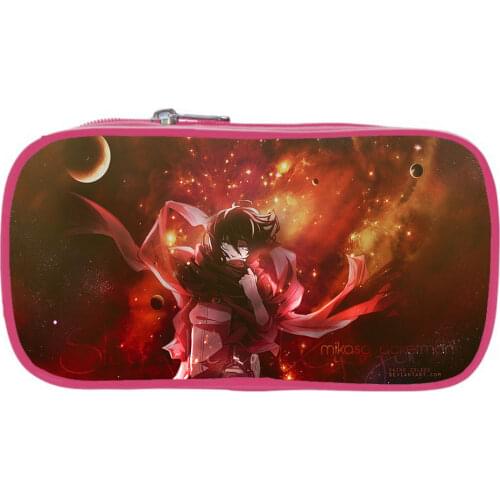 Anime Attack On Titan Pencil Case School Pen Bag Children Boys Girls Bag Fashion New Cute High Quality Kids Pencil Bag