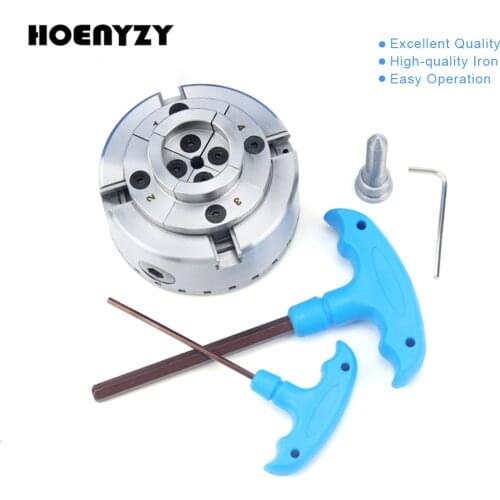 Thread M33*3.5 M30*3.5 M40*2 1inch-8 KP96 4-Jaw Self-Centering Woodworking Chuck For Wood Lathe 4 Inch 100MM Clamping 8-60MM