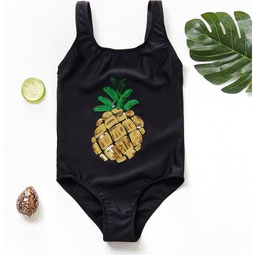 2020 New Girls Swimsuit One Piece Bathing Suit 4-11 Years Ruffle Childrens Swimwear Swimsuit Beachwear One Piece Bathing Suit