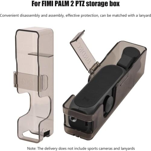 2021 Storage Box Lens Cap For Fimi Palm 2 Camera Lens Protection Cover Lens Protection Cover Anti-Collision Mount Storage Box