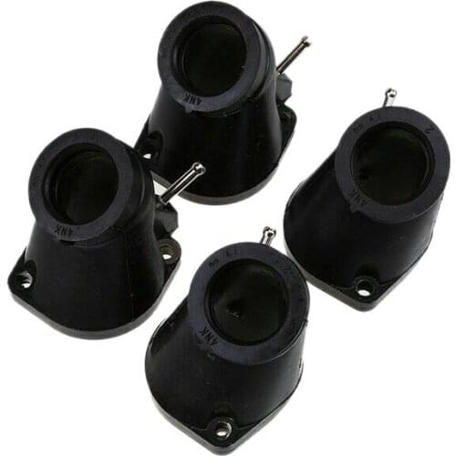 4pcs Carburetor Intake Manifold Boot Joint Adapter Interface for Yamaha Xvz1300 Royal Star Boulevard 1999-2001