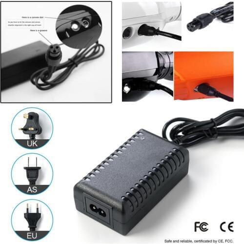 Power Adapter Universal 42V 2A Fused Plug CE Approved Charger For Balance Board UK,US,EU,AU Plug For Xiaomi/Segway/SwegwayTSLM1