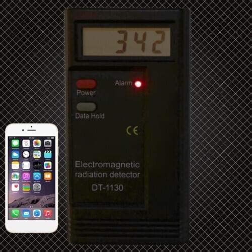 Electromagnetic Radiation Detector LCD Digital EMF Meter Dosimeter Tester DT1130 R9UC