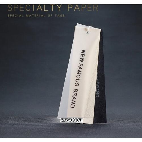 Customized print clothing hang tag paperboard garment swing hanging tag hand tags paper tags KK19006